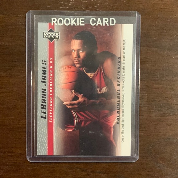 Lebron James Upper-Deck Rookie Card #10 - Picture 1 of 2
